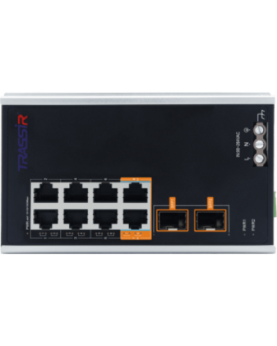 TR-NS15102S-130-8POE. Коммутатор с PoE. Trassir в Калуге