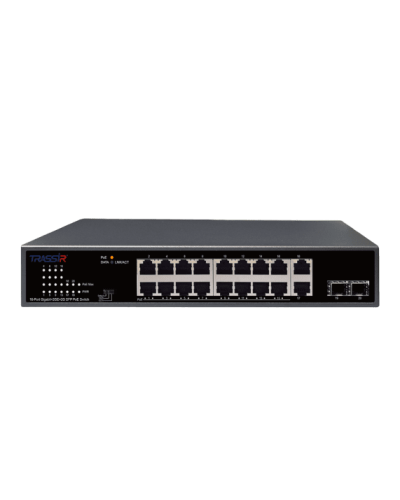 TR-NS14202S-185-16POE. Коммутатор с PoE. Trassir в Калуге