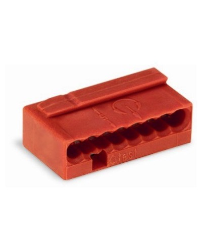 WAGO 243-808 Клемма MICRO 8-проводная красная. Клемма для распределительных коробок. WAGO в Калуге