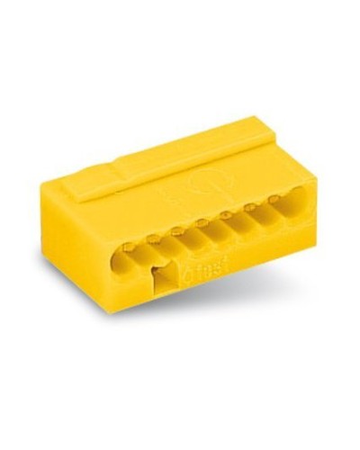 WAGO 243-508 Клемма MICRO 8-проводная желтая. Клемма для распределительных коробок. WAGO в Калуге