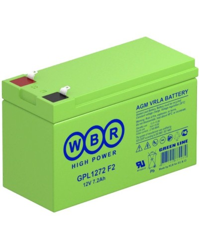 WBR GPL1272 F2. Аккумулятор герметичный свинцово-кислотный. WBR в Калуге