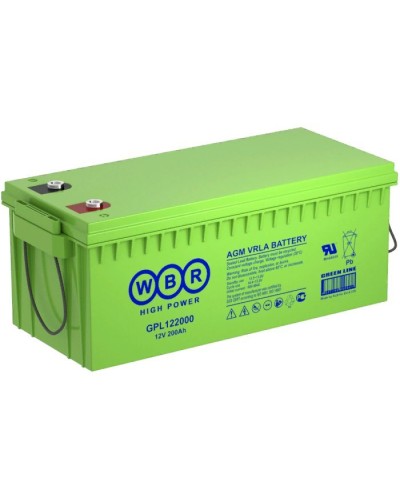 WBR GPL122000. Аккумулятор герметичный свинцово-кислотный. WBR в Калуге