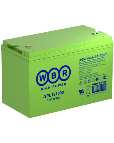 WBR GPL121000. Аккумулятор герметичный свинцово-кислотный. WBR в Калуге