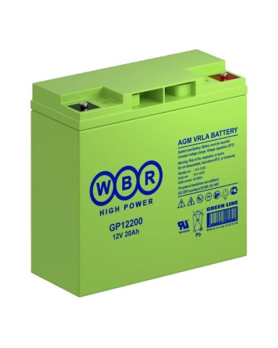 WBR GP12200. Аккумулятор герметичный свинцово-кислотный. WBR в Калуге