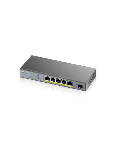 GS1350-6HP-EU0101F. L2 коммутатор PoE+ для IP-видеокамер. ZYXEL в Калуге