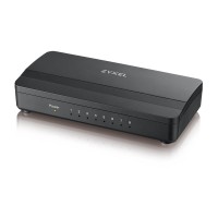 GS-108SV2-EU0101F. Коммутатор 8 портов 1000 Мбит/с, настольный. ZYXEL