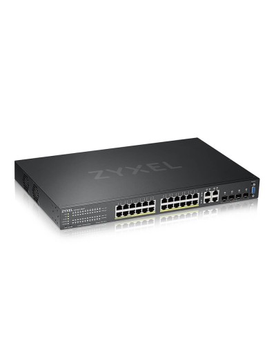 GS2220-28HP-EU0101F. Гибридный L2 коммутатор PoE+. ZYXEL в Калуге