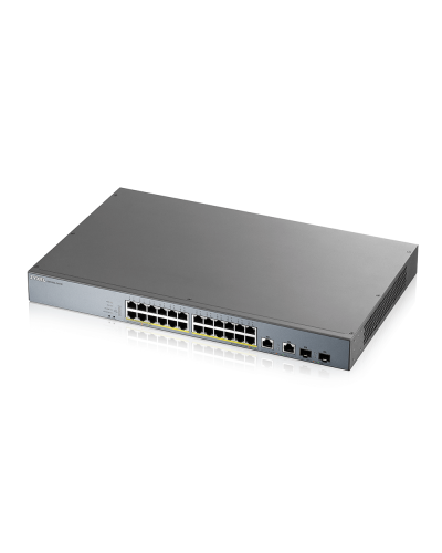 GS1350-26HP-EU0101F. L2 коммутатор PoE+ для IP-видеокамер rack 19. ZYXEL в Калуге