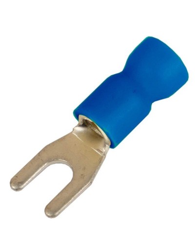 Наконечник вилочный НВИ 1,5-2,5 М3 (D3,2мм) (100 шт) (2B13P-EE-PVC). Наконечник вилочный с изолированным фланцем ПВХ. ДКС в Калуге