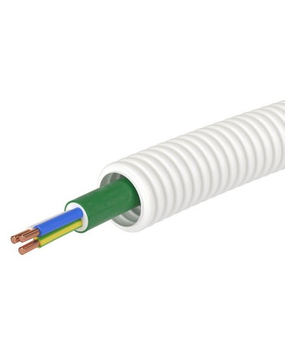 Труба ПЛЛ D20 + ППГнг(А)-HF 3х2,5 (ГОСТ+) (8S82050HF). Гофрошланг с кабелем. ДКС в Калуге