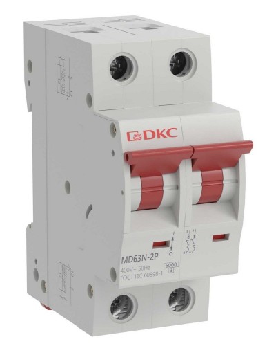 YON max MD63N 2P 10А 6кА C (MD63N-2PC10). Автоматический выключатель. ДКС в Калуге