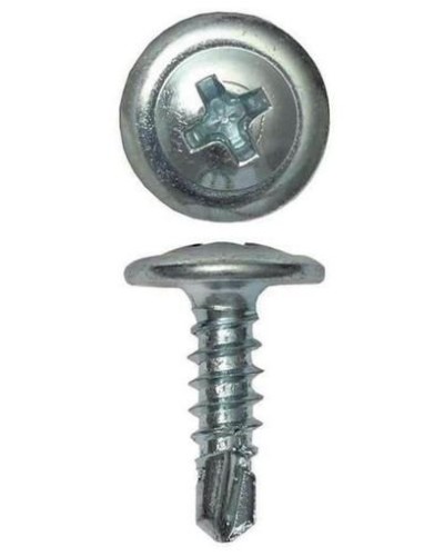 Саморез с пресс-шайбой 4.2х19 со сверлом (200 шт) (CM274019). Саморез с пресс-шайбой. ДКС в Калуге