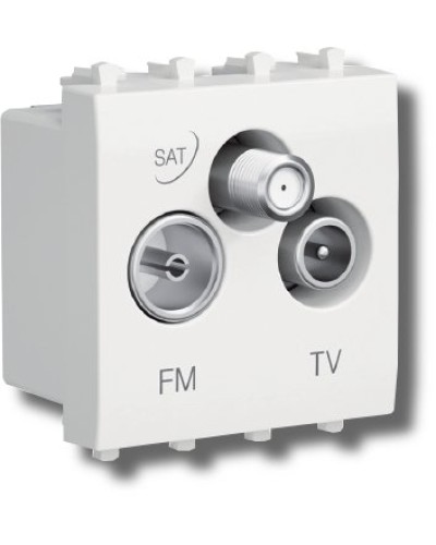 Розетка TV-FM-SAT Avanti 1 модуль ванильная дымка (4405532): Розетка TV-FM-SAT в Калуге