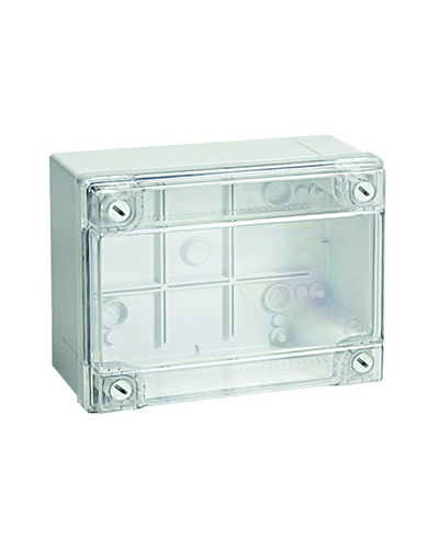 Коробка ответвительная с гладкими стенками IP56, 300х220х120 (54320). Коробка ответвительная с гладкими стенками и прозрачной крышкой. ДКС в Калуге