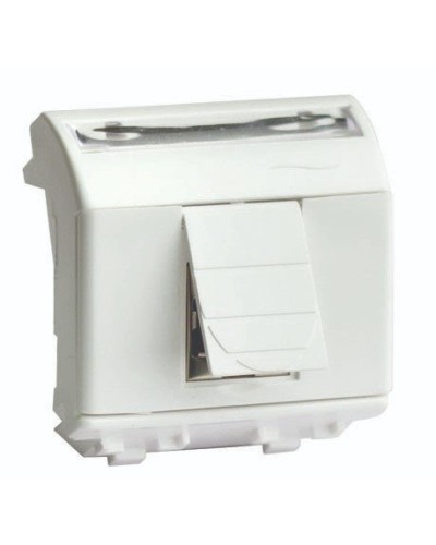 Розетка RJ-45 Brava 2 модуля слоновая кость (75655S): Розетка компьютерная с двумя разъёмами в Калуге