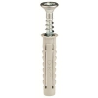 Саморез 4,5х40 мм с дюбелем V6 (100 шт) (CM06522): Саморез с дюбелем
