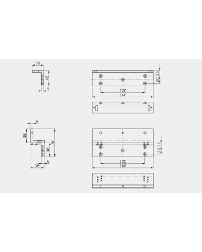 L+Z кронштейн для EMC 1200 ALH. L+Z кронштейн для EMC 1200 ALH. dormakaba в Калуге