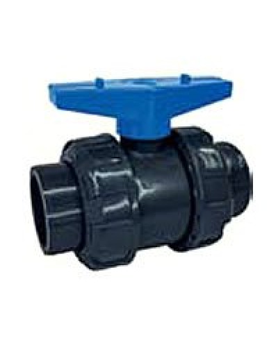 Ecoplast кран шаровый d25 (уплотнение TPV, остальное EPDM) с муфтовым окончанием (49447). Кран шаровый. Экопласт в Калуге
