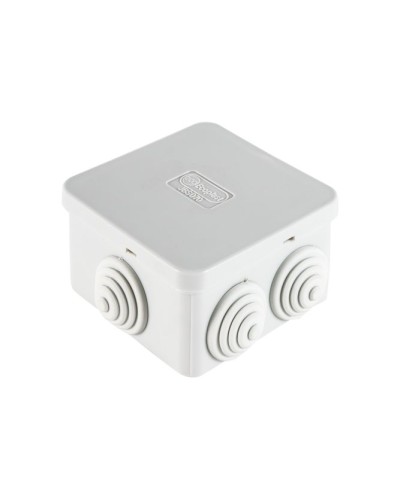 Коробка JBS070 70х70х40, 6 вых., IP44, серая (44056). Коробка монтажная. Экопласт в Калуге