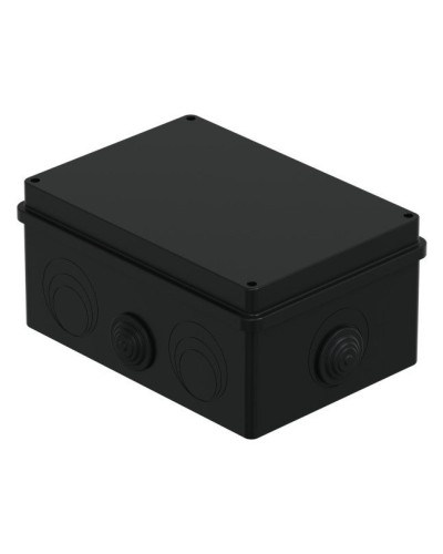 Коробка JBS210 210х150х100, 8 вых., IP55, черная (44016BL-1). Коробка монтажная. Экопласт в Калуге