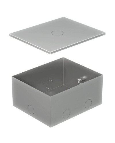 Коробка металлическая с крышкой для заливки в пол BOX/4 (70141): Коробка металлическая с крышкой для заливки в пол 159,6х133,6х75 мм, для люков 70040 в Калуге