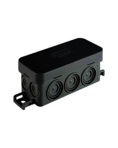 Коробка JBL090 90х42х40, 10 вых., IP55, черная (44055BL-1). Коробка монтажная. Экопласт в Калуге