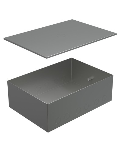 Коробка металлическая с крышкой для заливки в пол BOX/8-12 (70181): Коробка металлическая с крышкой для заливки в пол 309х217х105мм, для люков 70083, 70012 в Калуге