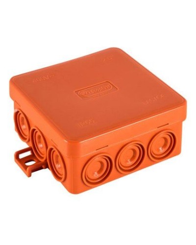 Коробка JBL085 85х85х38, 12 вых., 2P (0,15...4мм²) (43455HF). Коробка монтажная, огнестойкая, без галогена. Экопласт в Калуге