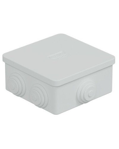 Коробка JBS080 85х85х40, 6 вых, IP44, белая (44006W-1). Коробка монтажная. Экопласт в Калуге
