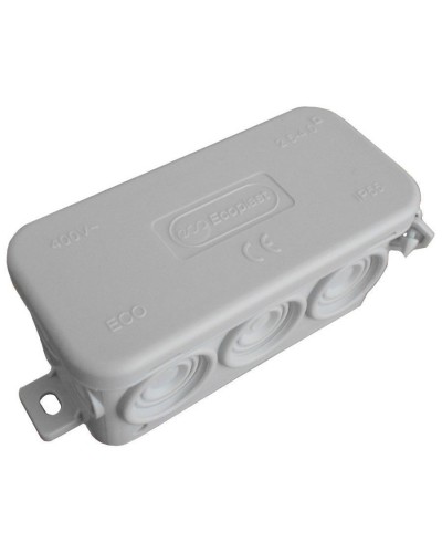 Коробка JBL090 90х42х40, 10 вых., IP55, белая (44055W-1). Коробка монтажная. Экопласт в Калуге