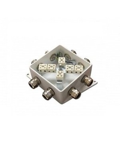 КМ-О (12к*10,0)-IP66-120х120, три ввода: Коробка монтажная огнестойкая в Калуге