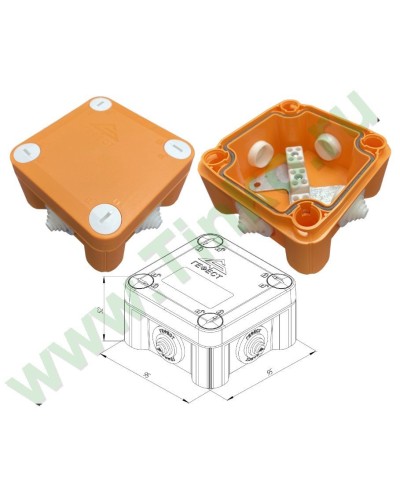 КМ-О-1010(П)(8к)-IP55: Коробка монтажная огнестойкая в Калуге