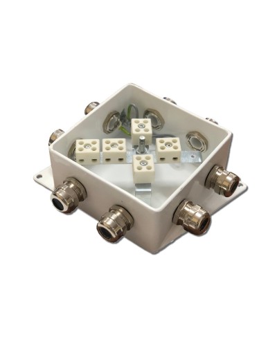 КМ-О (10к*6,0)-IP66-120х120, четыре ввода. Коробка монтажная огнестойкая. Гефест в Калуге