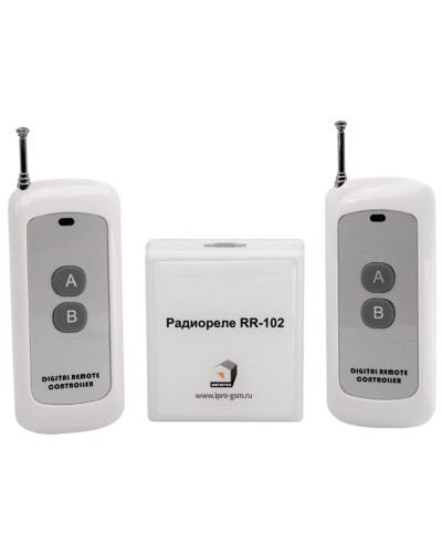 RR-102 + 2 пульта, 250-950 метров, питание 12В. Комплект радиореле. ИПРо в Калуге