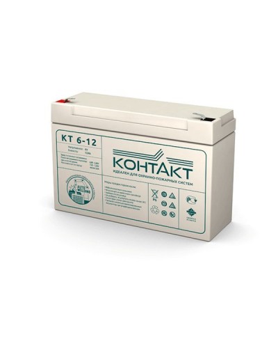 Контакт КТ 6-12. Аккумулятор герметичный свинцово-кислотный. Контакт в Калуге