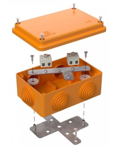 Коробка огнестойкая 120х80х50 (40-0340-FR2.5-4). Коробка огнестойкая для открытой установки. Промрукав в Калуге