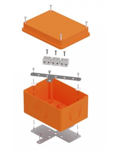 Коробка огнестойкая 150х110х90 E15-E120 для о/п (40-0351-FR1.5-6). Коробка огнестойкая для открытой установки. Промрукав в Калуге