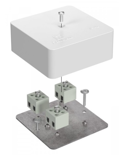 Коробка огнестойкая 75х75х30 (40-0450-FR2.5-6). Коробка огнестойкая для открытой установки. Промрукав в Калуге