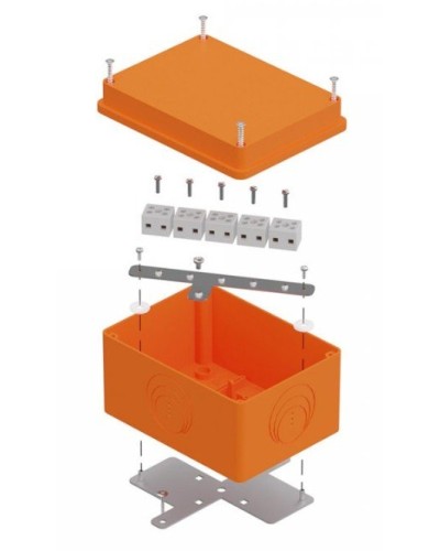 Коробка огнестойкая 150х110х90 E15-E120 для о/п (40-0351-FR6.0-10). Коробка огнестойкая для открытой установки. Промрукав в Калуге