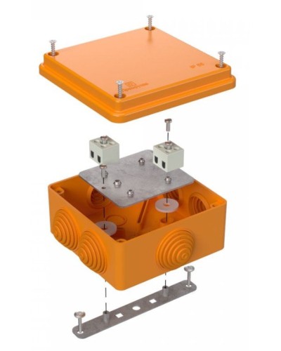 Коробка огнестойкая 100х100х50 (40-0300-FR6.0-4). Коробка огнестойкая для открытой установки. Промрукав в Калуге