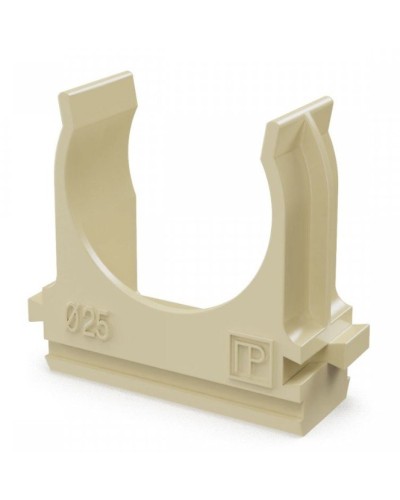 Крепёж-клипса для труб АБС-пластик сосна D25 (100 шт) (PR13.0050). Крепление для труб ПВХ. Промрукав в Калуге
