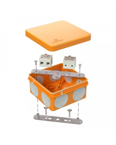 Коробка огнестойкая 80х80х40 (60-0210-FR6.0-4). Коробка огнестойкая для открытой установки. Промрукав в Калуге