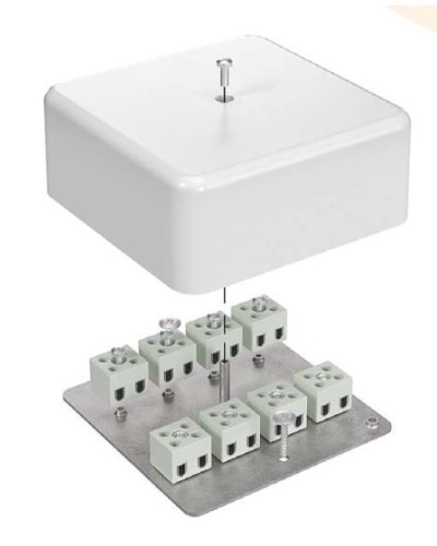 Коробка огнестойкая 103х103х45 для кабель-канала (40-0470-FR10.0-6). Коробка огнестойкая для кабель-канала. Промрукав в Калуге