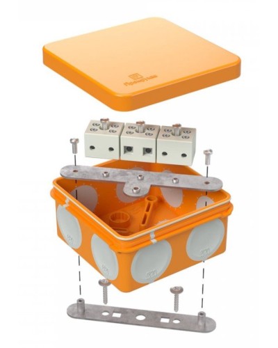 Коробка огнестойкая 60-0210-FR6.0-6 Е15-Е120 80х80х40. Коробка огнестойкая для открытой установки. Промрукав в Калуге