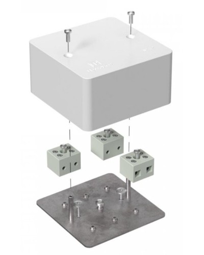 Коробка огнестойкая 103х103х45 (40-0470-FR2.5-6). Коробка огнестойкая для открытой установки. Промрукав в Калуге