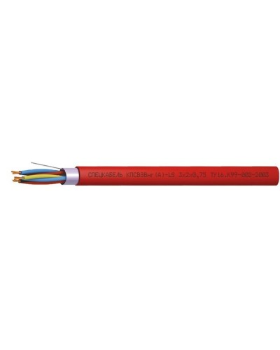 КПСВЭВнг(А)-LS 5х2х0,5 (Спецкабель). Кабель симметричный для систем сигнализации и управления, групповой прокладки, с пониженным дымо- и газовыделением. Спецкабель в Калуге