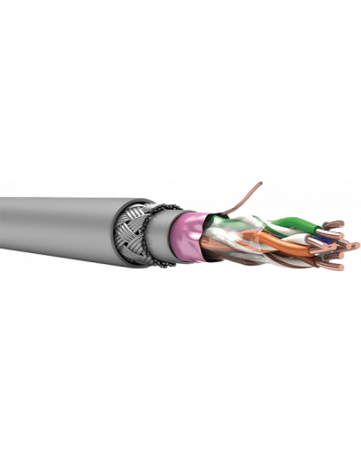 TechnoLAN F/UTP SWA PS Cat 5e ZH нг(A)-HF 2x2x0,52. Кабель «витая пара» (LAN) для структурированных систем связи. СПКБ-Техно в Калуге