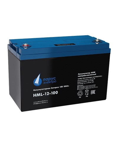 HML-12-100. Аккумулятор герметичный свинцово-кислотный. Связь инжиниринг в Калуге